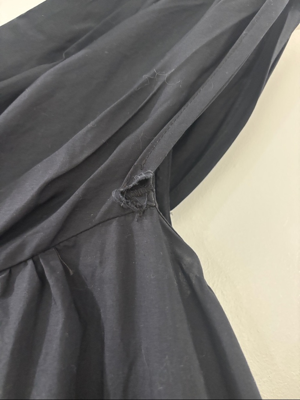 Merlette Crane Asymmetric Cotton Poplin Midi Dress - Picture 4 of 7